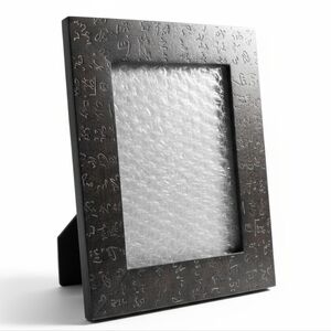 EUC Vintage Lacewood Indonesian Etched Wood Frame!!